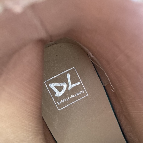 NWOT Dirty Laundry Mazzy Lace-Up Boot Size 8.5 Off white Combat - Picture 8 of 10